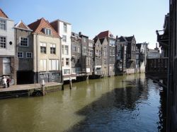 Dordrecht e il fiume Oude Maas