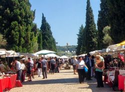 Un mercatino nel quartiere di Belém a ...