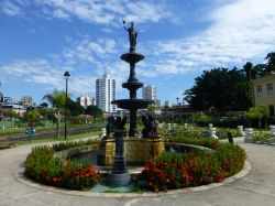 Fontana in un parco di Manaus (Amazzonia) la città più importante del nord del Brasile - © guentermanaus / Shutterstock.com