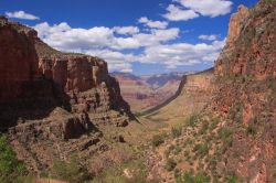 Foto dall Bright Angel Trail, il sentiero che scende nel Grand Canyon dell'Arizona, fino al fiume Colorado - © Radoslaw Lecyk / Shutterstock.com