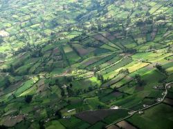 Una foto aerea della regione in cui sorge Ipiales: siamo in Colombia nel dipartimento di Nariño, proprio al confine con l'Ecuador.