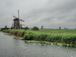 Gli antichi mulini di Kinderdijk, Olanda.