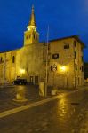 La città lagunare di Grado durante una passeggiata serale