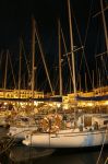 Il porto di Grado di notte