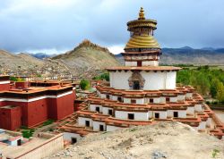 Il Kumbum a Gyantse, una stupa di 35 metri d'altezza ...
