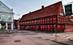 Helsingborg Svezia, palazzo in stile tradizionale, in centro città - © Kapa1966 / Shutterstock.com 