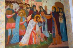 Icona dipinta: la trovate all'interno del Monastero della Trinita di San Sergio a Sergiev Posad in Russia - © Ekaterina Bykova / Shutterstock.com 