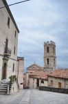 Il centro di Manciano in Toscana