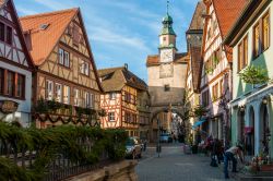 Il centro storico di Rothenburg ob der Tauber, ...