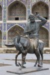 Il monumento di Hodja Nasreddin a Bukhara in Uzbekistan - © Labusova Olga / Shutterstock.com