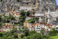 Il pittoresco villaggio di Rocamadour nei Midi ...