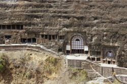 Il sito Unesco delle grotte di Ajanta, stato di Maharashtra in India - © Rafal Cichawa / Shutterstock.com
