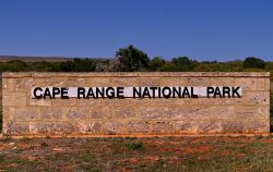 Ingresso Cape Range National Park Exmouth Australia ...