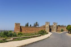 Ingresso della Chellah di Rabat: l'antica città è ormai abbandonata da secoli, quando la capitale del Marocco passò per un periodo a Fes e Chellah venne trasformata ...