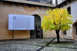 Ingresso della mostra di Bramante e l'Arte della Progettazione, al Palladium Museo di Vicenza dal 9 novembre 2014 all'8 febbraio 2015