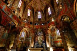 Interno della Chiesa di Notre Dame a Rabastens, Patrimonio dell'UNESCO (Francia).

