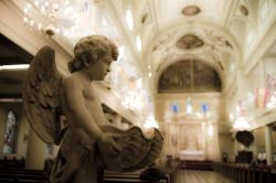 Interno della cattedrale di St. Louis, New Orleans - Con il stile rinascimentale e coloniale, la cattedrale di St. Louis non è solo il principale luogo di culto cattolico della città ...
