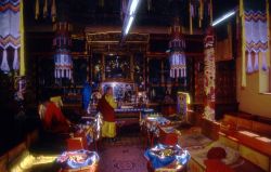 Interno tempio Gandan a Ulaan Baatar Mongolia - Foto di Giulio Badini / I Viaggi di Maurizio Levi