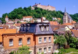 il castello di Plassenburg a Kulmbach, Baviera ...