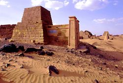 La necropoli di Meroe in Sudan -  Foto di Giulio Badini 