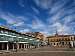 La Plaza Mayor e il Corral de Comedias di Almagro, ...