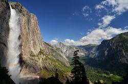 La grande cascata del Parco nazionale di Yosemite ...