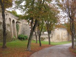 La cinta muraria d el borgo storico di Lautrec