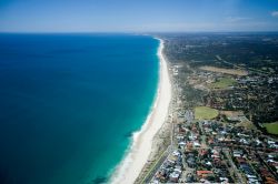 La costa dell'Oceano Indiano a Perth, Western ...