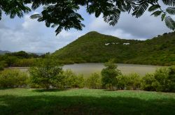 Conosciuto a Guana come Salt Pond. Questi tipi di laghi sono molto comuni nei Caraibi e spesso sono circondati da mangrovie, tipici alberi che crescono vicini ad acque salate. Questo lago salato ...