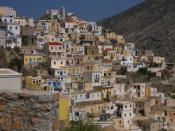 Le case della Chora di Karpathos, nel Dodecaneso ...