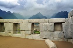 Le grandi pietre Inca di Machu Picchu, Perù ...
