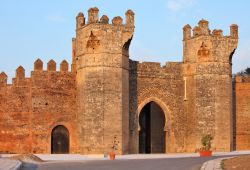 Le mura della città di Chellah: l'antica città di Chellah, nei pressi di Rabat, è uno degli esempi più straordinari di civilizzazione del territorio del ...