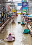 Le piogge del monsone a Ayutthaya hanno trasformato ...