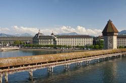 Lucerna; Seebrucke, il ponte sul lago - © Alessandro Lai