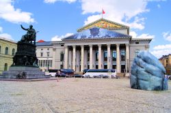 La Max Joseph Platz a Monaco di Baviera (Germania) ...