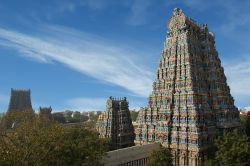 il tempio di Meenakshi a Madurai, stato del Tamil Nadu in India - © VLADJ55 / Shutterstock.com