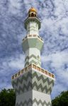 Minareto della Grand Friday Mosque, la bella e grandissima moschea a Malé, Isole Maldive - © Patryk Kosmider / Shutterstock.com