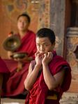 Monaci Buddisti in preghiera durante il festival Jakar Tsechu nel Bhutan - © Wouter Tolenaars / Shutterstock.com 