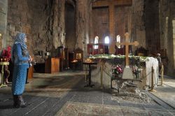 Il Monastero della Croce a Jvari sopra a Mtskheta in Georgia