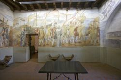 Murales con la storia di Cristoforo Colombo al museo delle Caravelle a Palos de la Frontera - © spirit of america / Shutterstock.com 