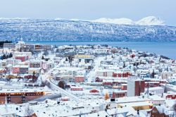 Panorama sul fiordo di Narvik, Norvegia - Il ...
