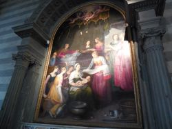 Nativita della Vergine, all'interno del Duomo di Volterra, opera di Francesco Curradi - © Giovanni Mazzoni (Giobama)