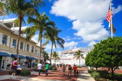 Nave da crociera al porto di Key West, Florida - Per raggiungere l'isola di Key West, la principale fra quelle che compongono l'arcipelago delle Florida Keys, ci si può imbaracare ...