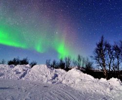Northern Lights, ovvero l'Aurora Boreale fotografata vicino ad Abisko in Svezia