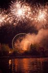 Notte Rosa a Mirabilandia, Emilia Romagna, Italia. Lo spettacolo pirotecnico organizzato nel parco in provincia di Ravenna in occasione del tradizionale appuntamento rigorosamente "pink".  ...