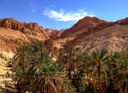 Oasi di Chebika, tra le colorate montagne della Tunisia  - © www.tunisiaturismo.it

