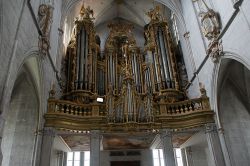 Organo della cattedrale di Salem nel Baden Wurttemberg in Germania