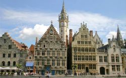 Palazzi storici a Gand (Gent) la città delle Fiandre in Belgio - Foto di Giulio Badini