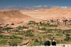 Panorama delle montagne dell'Atlante fotografato dalla Kasbah di Ait Benhaddou in Marocco - © Jan Mastnik / Shutterstock.com