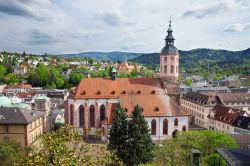 Panorama di Baden Baden Germania una delle città ...